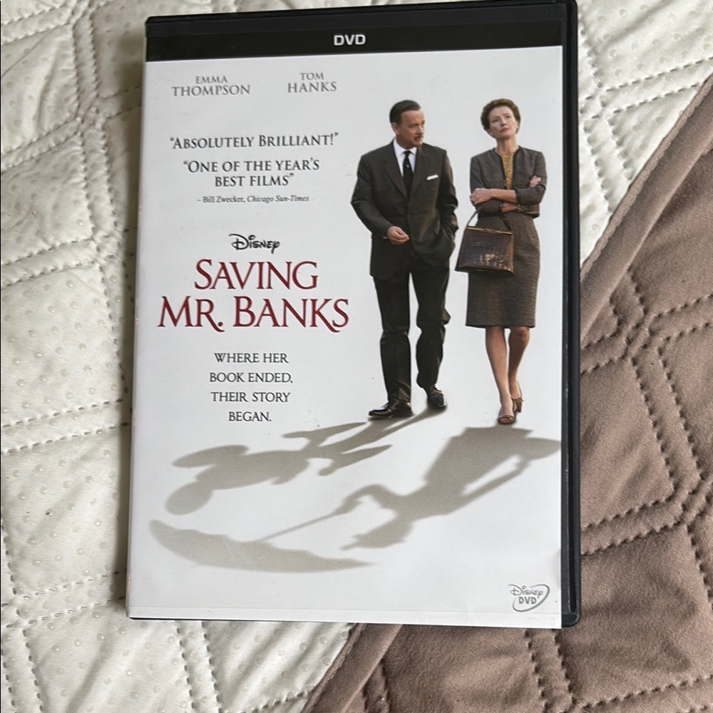 Disney's Saving Mr. Banks DVD - Black and White Cover